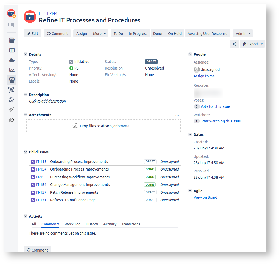 Knowledge Base > Disabled Jira Portfolio? Get your Initiative 'Child issues' structures back > image2019-8-9_10-56-58.png