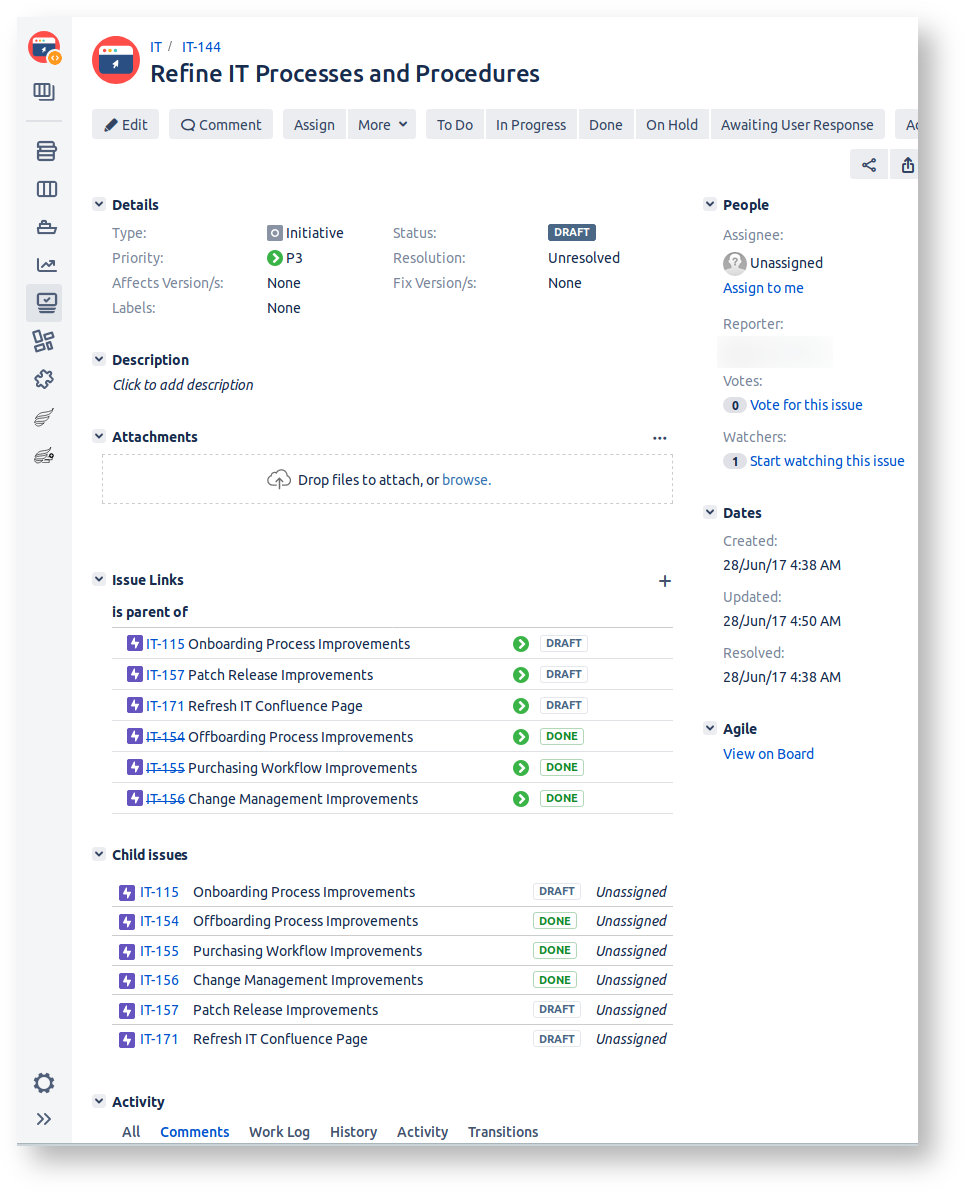 Knowledge Base > Disabled Jira Portfolio? Get your Initiative 'Child issues' structures back > image2019-8-9_15-2-29.png